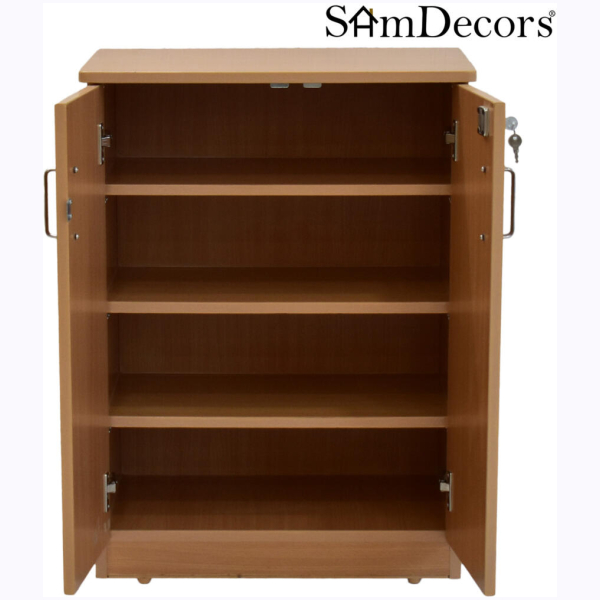 Seth Two Door Cabinet/Shoe Rack - Four Compartments - Image 21
