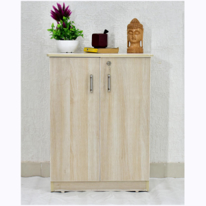 White Engineered Wood Cabinet by SamDecors