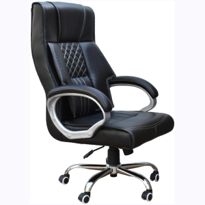 Black 007 Boss Office Chair by SamDecors