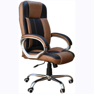 Black & Brown Office Chair by SamDecors