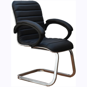 Fixed Black Office Chair by SamDecors